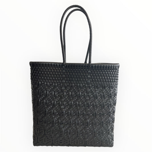 Handwoven Recycled Plastic Tote Bag
